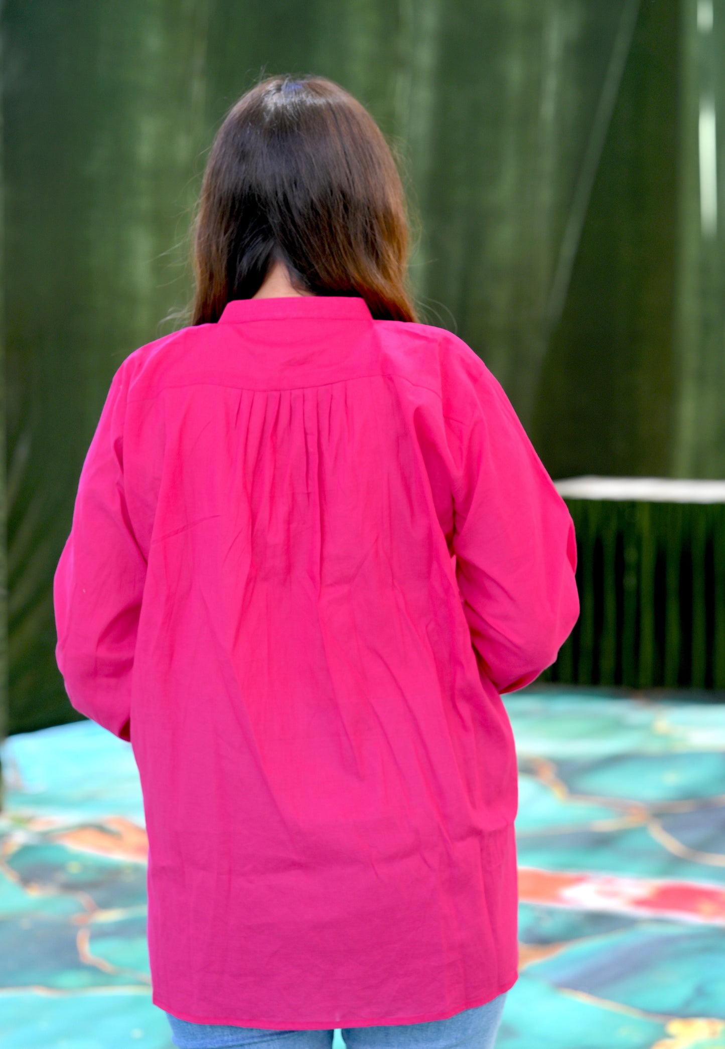Blush Minimalist Cotton Kurti