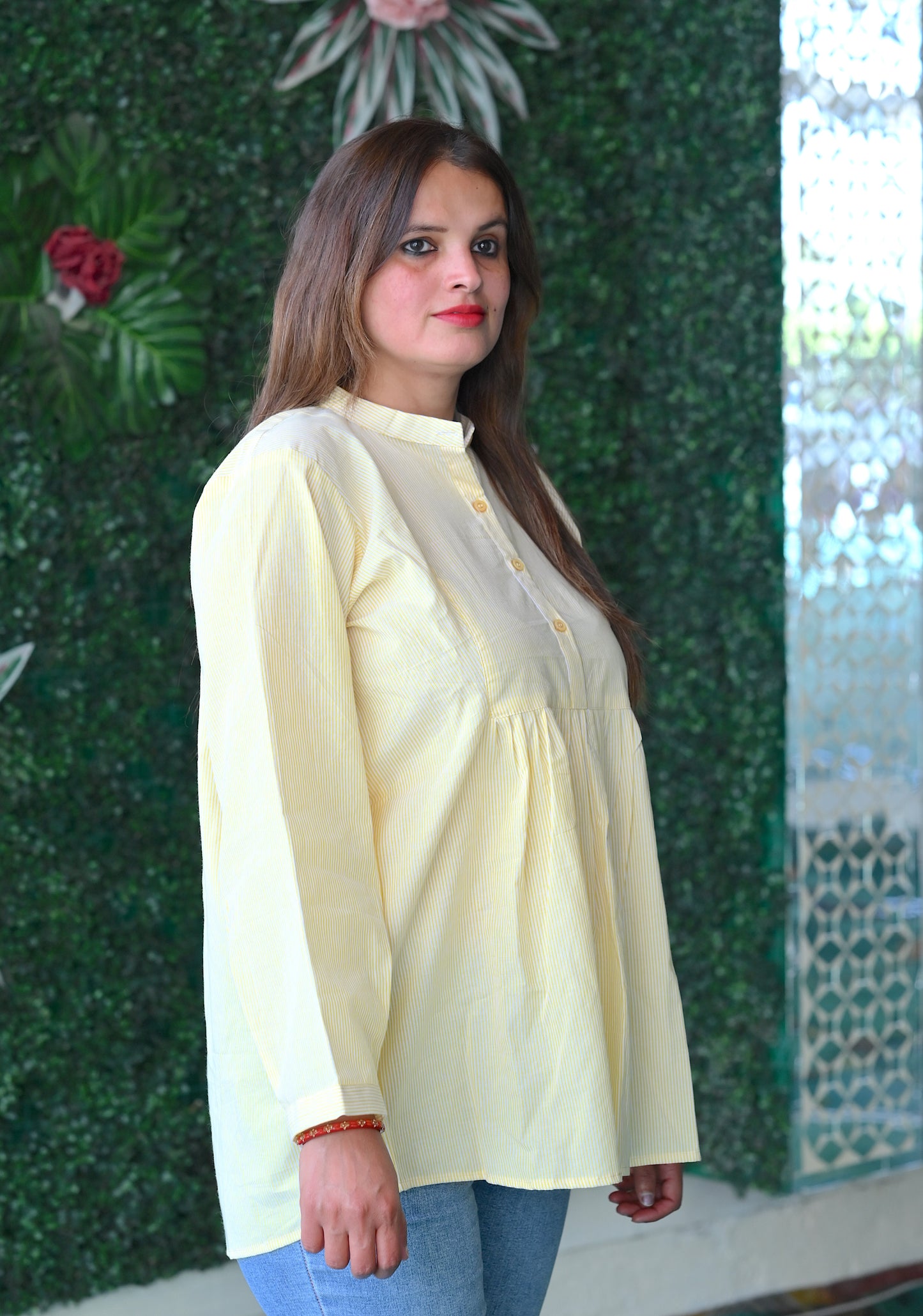 Sunbeam Stripes Cotton Kurti