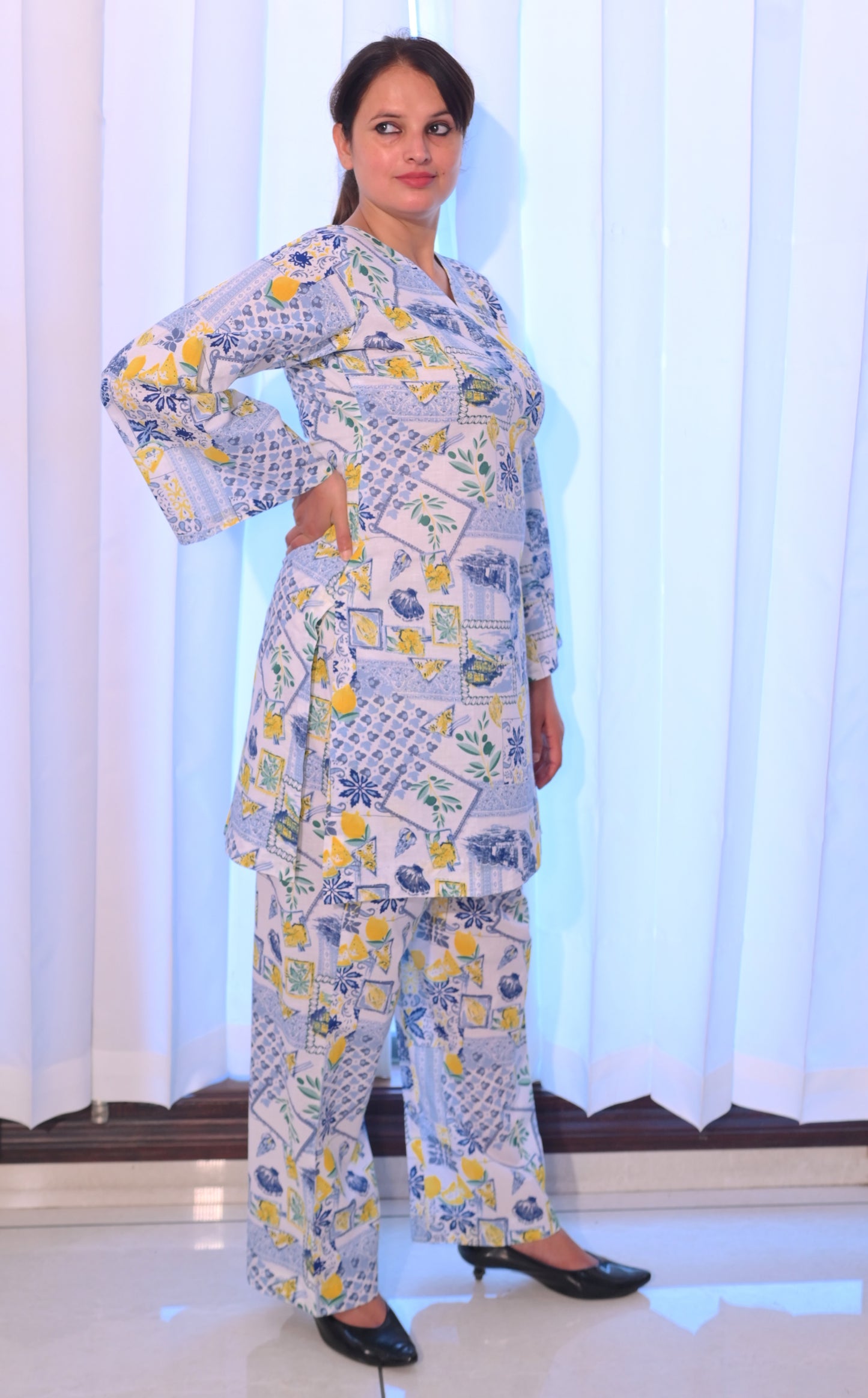Floral Foliage Co-Ord Set