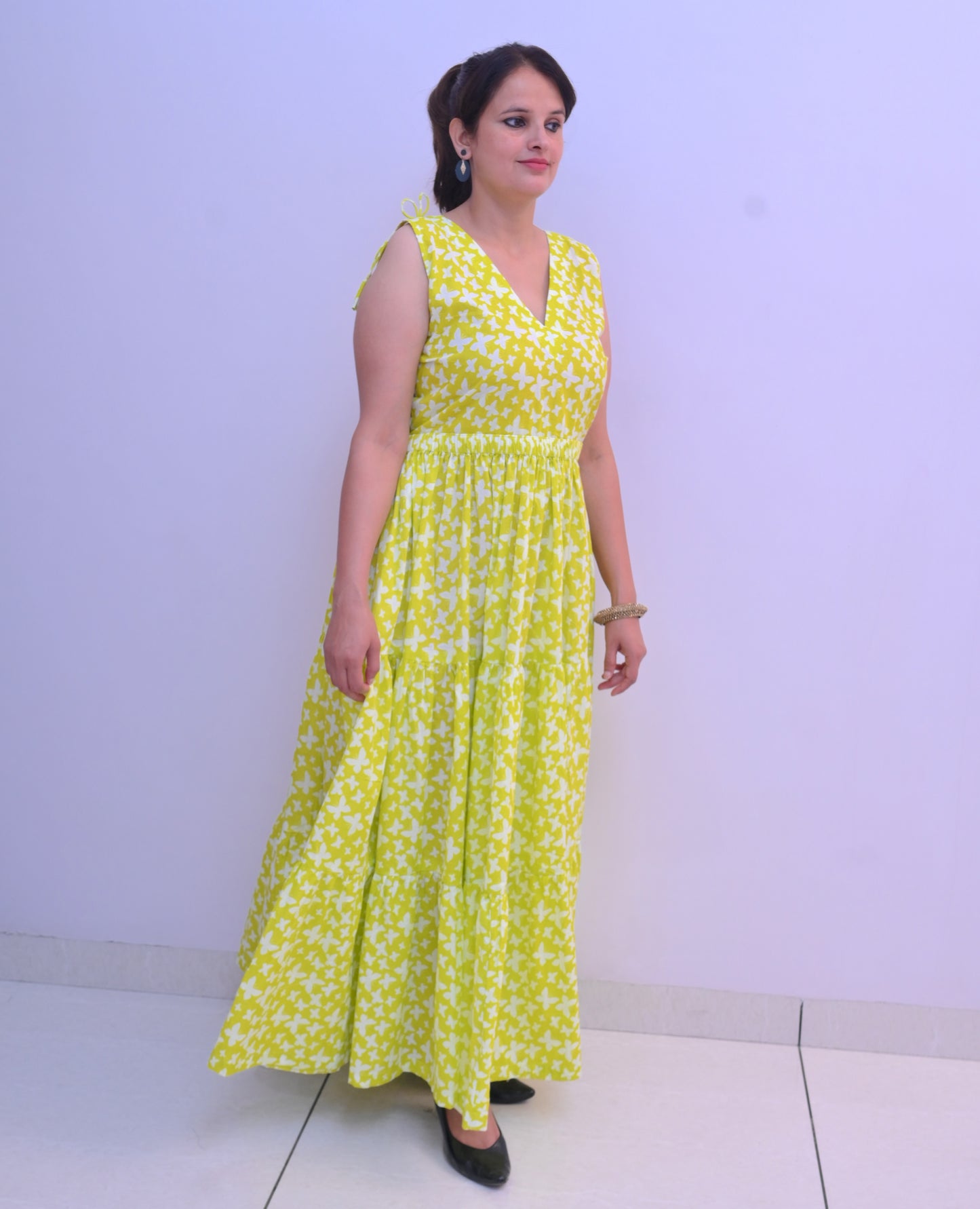 Floral Sunshine Cotton Dress