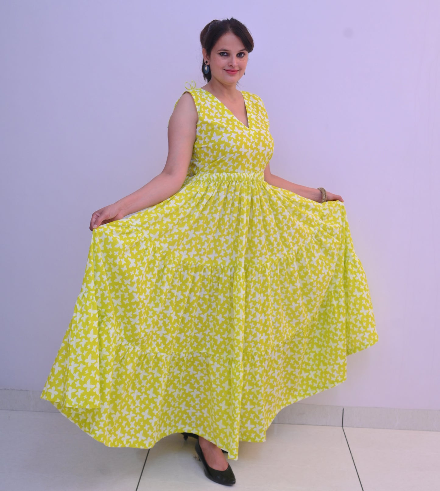 Floral Sunshine Cotton Dress