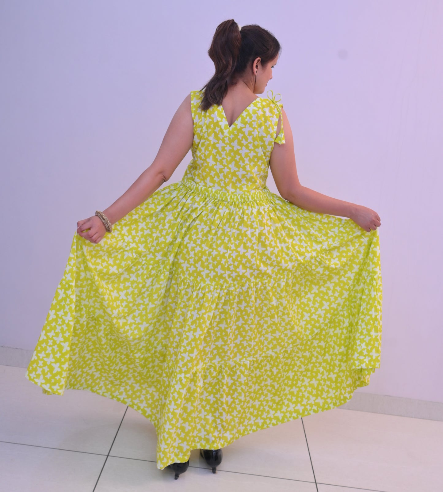 Floral Sunshine Cotton Dress