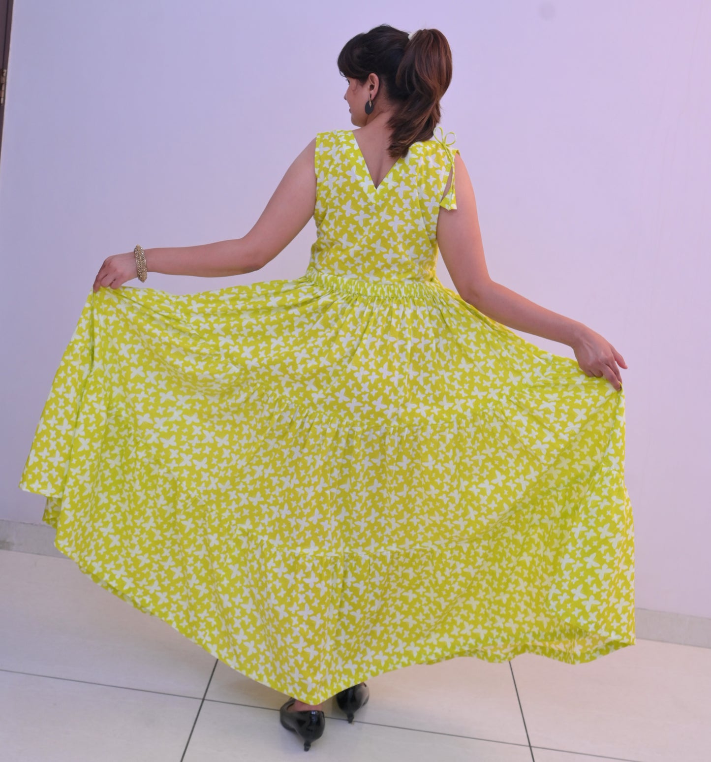 Floral Sunshine Cotton Dress