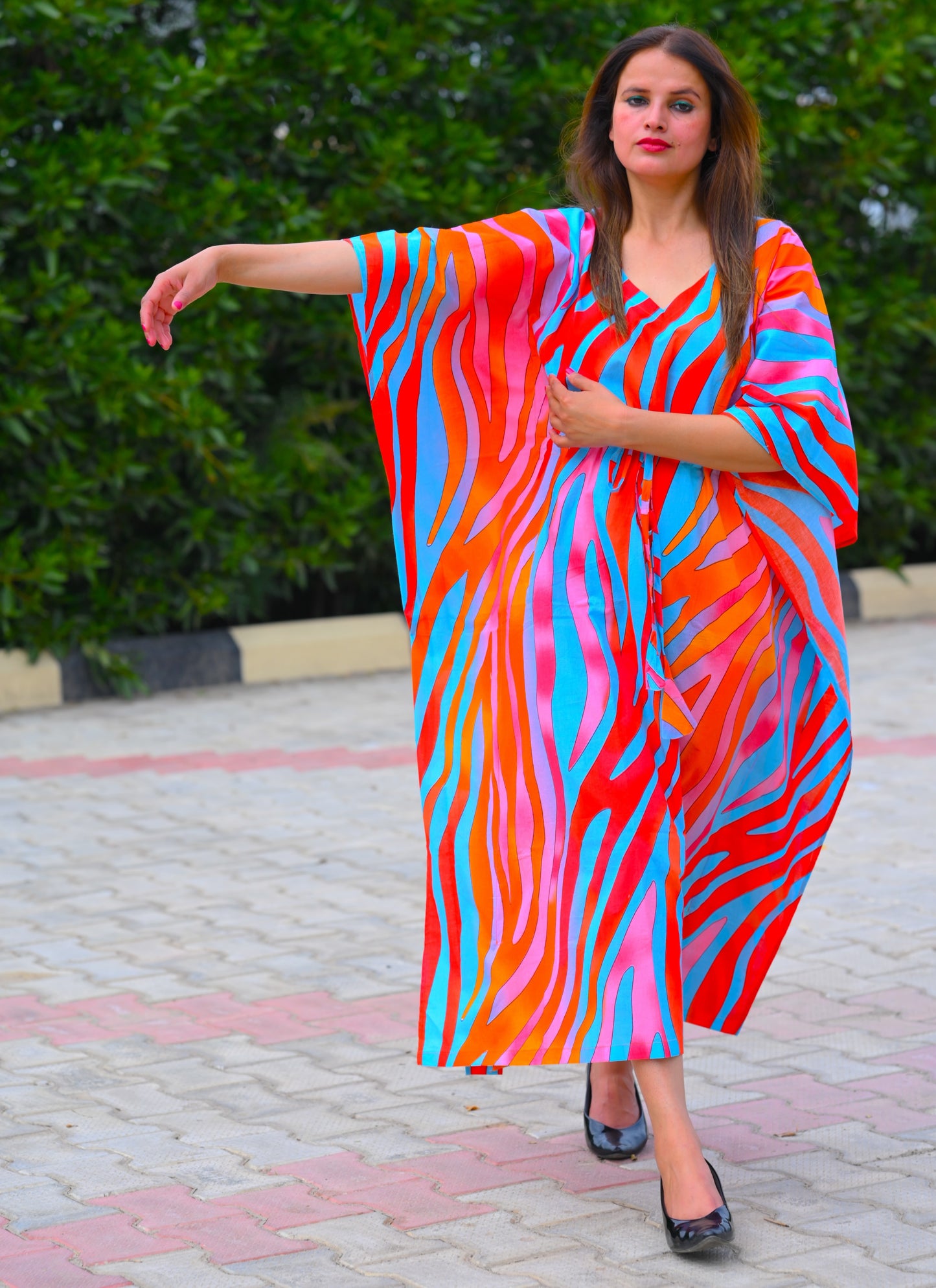 Crimson Mirage Caftan