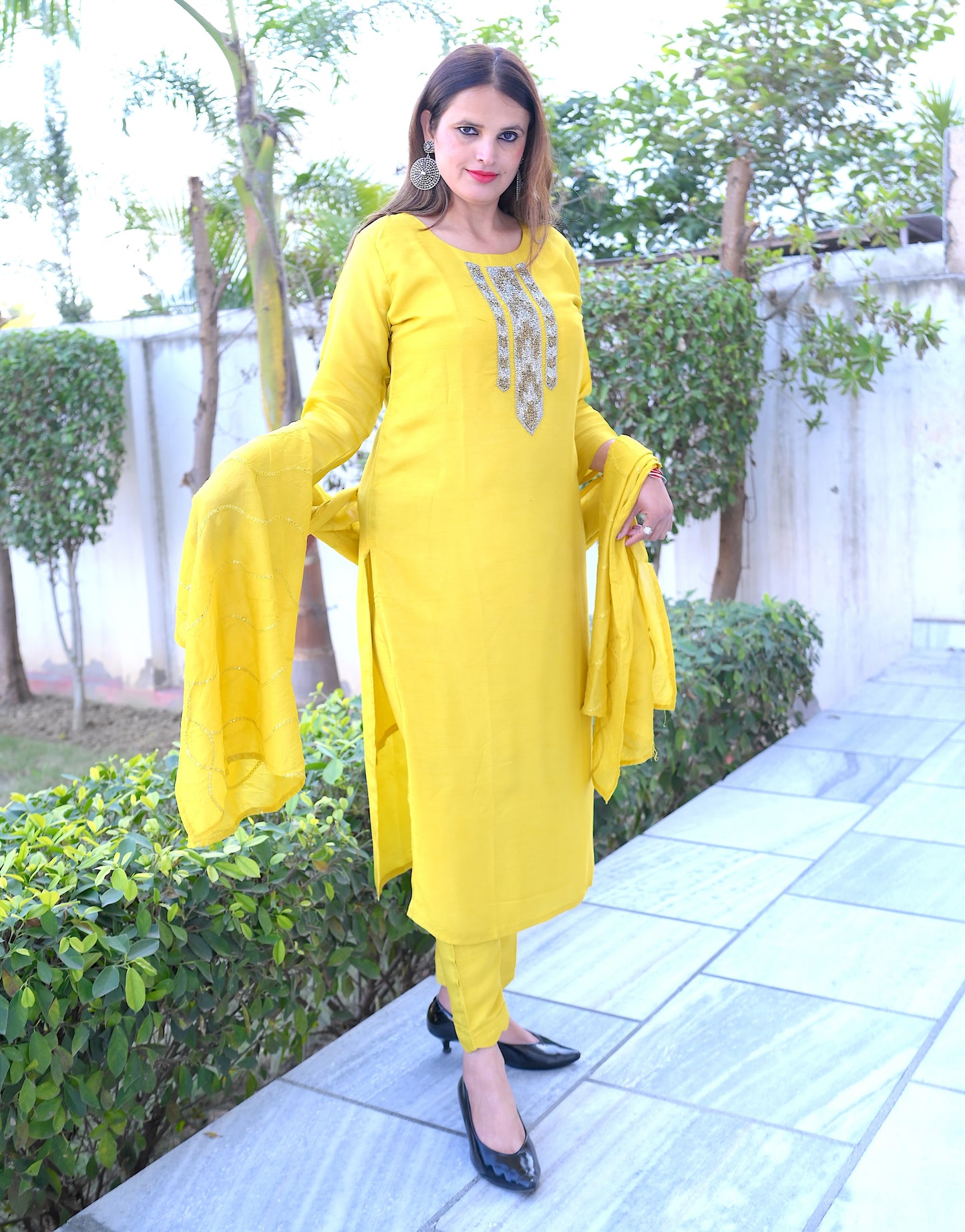 Yellow Suit Set