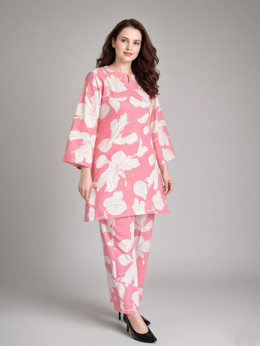 Floral Pink Co-ord Set