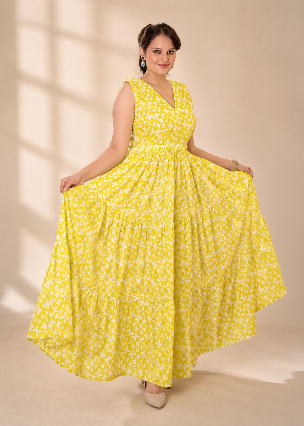 Floral Sunshine Cotton Dress