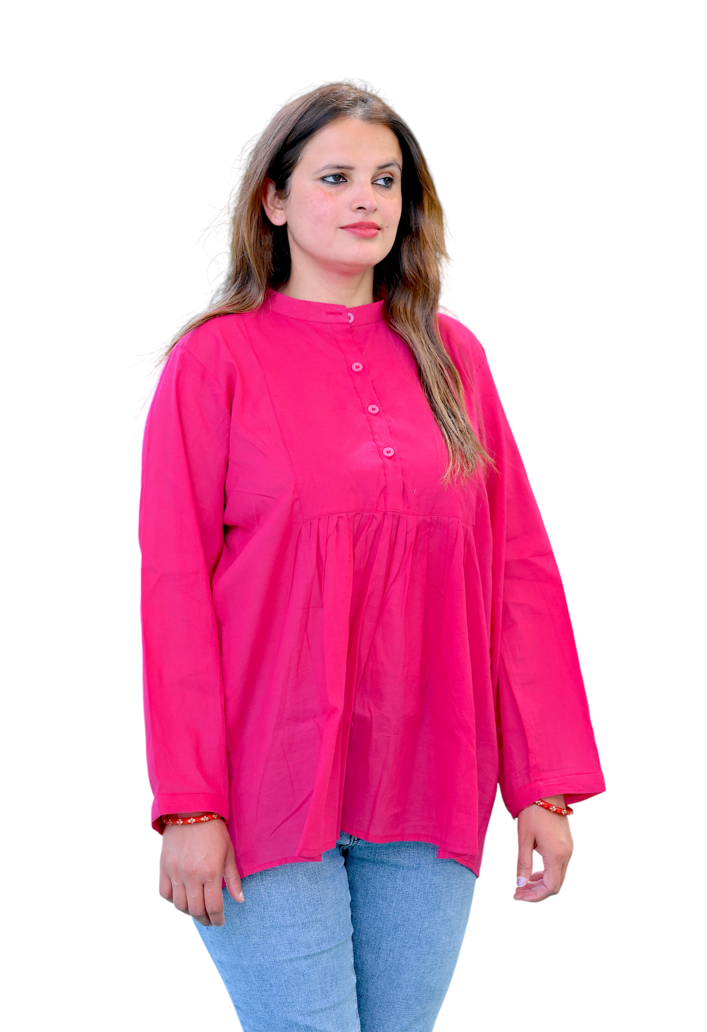 Blush Minimalist Cotton Kurti
