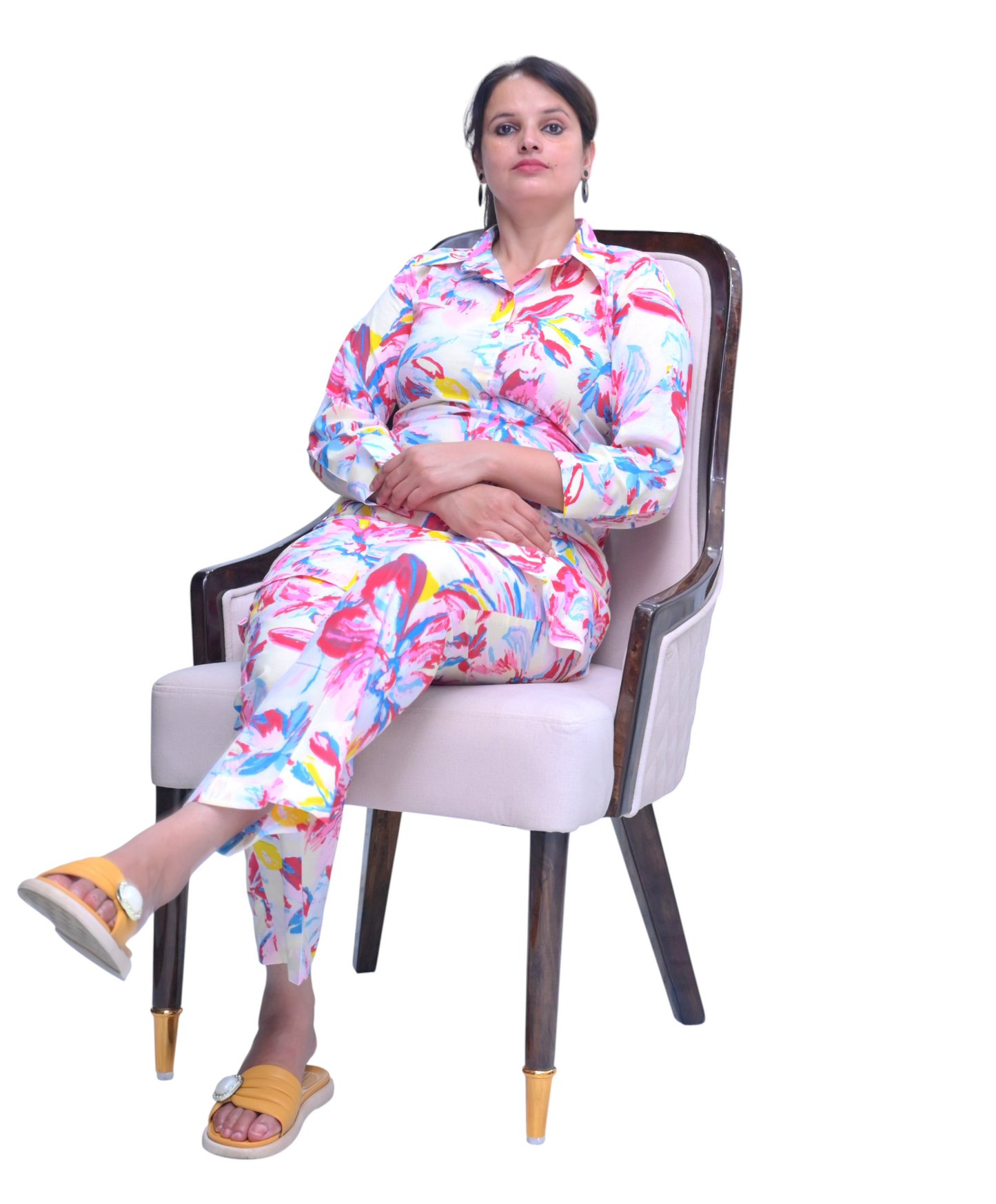 Crimson Bloom Co-Ord Set