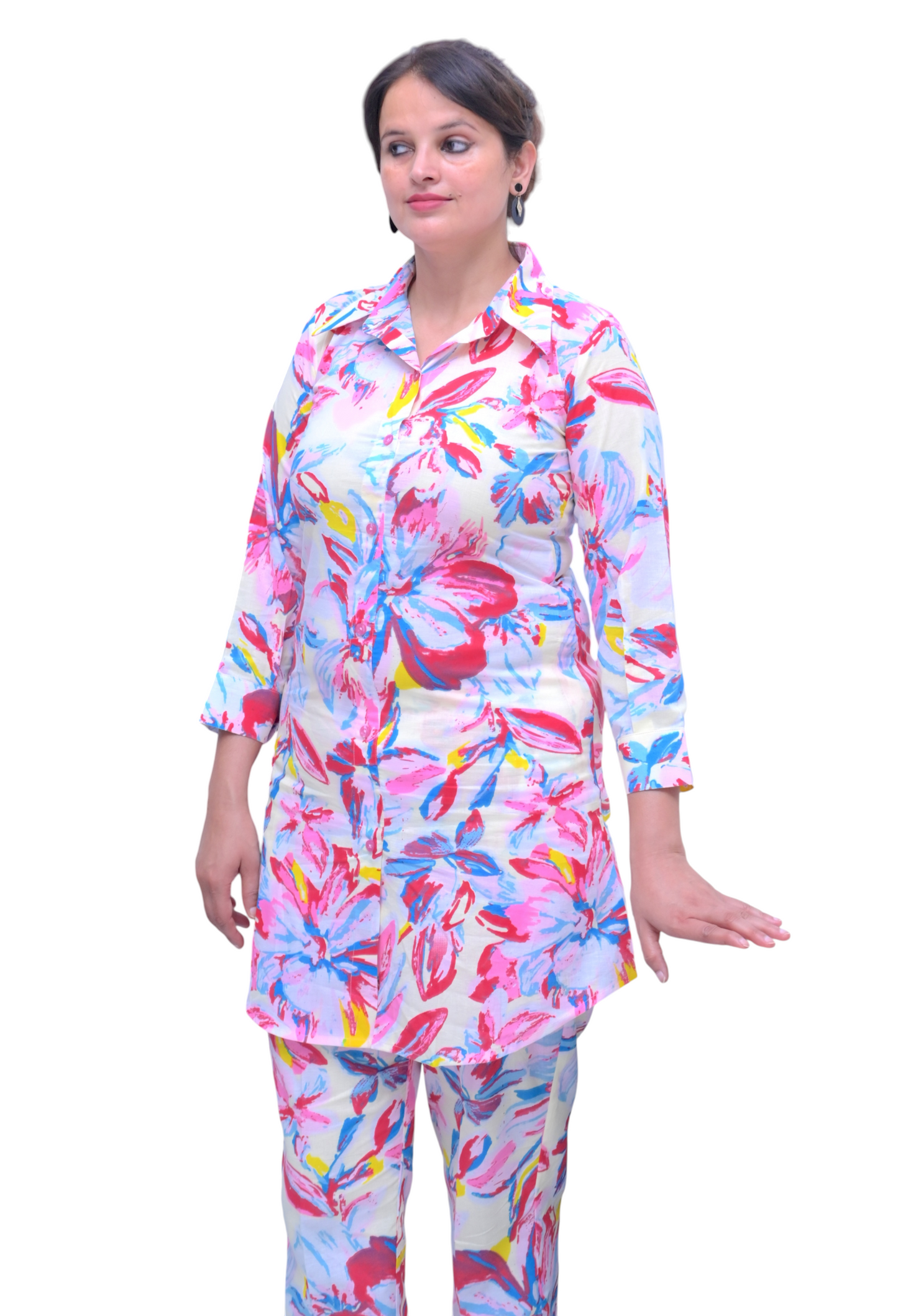 Crimson Bloom Co-Ord Set