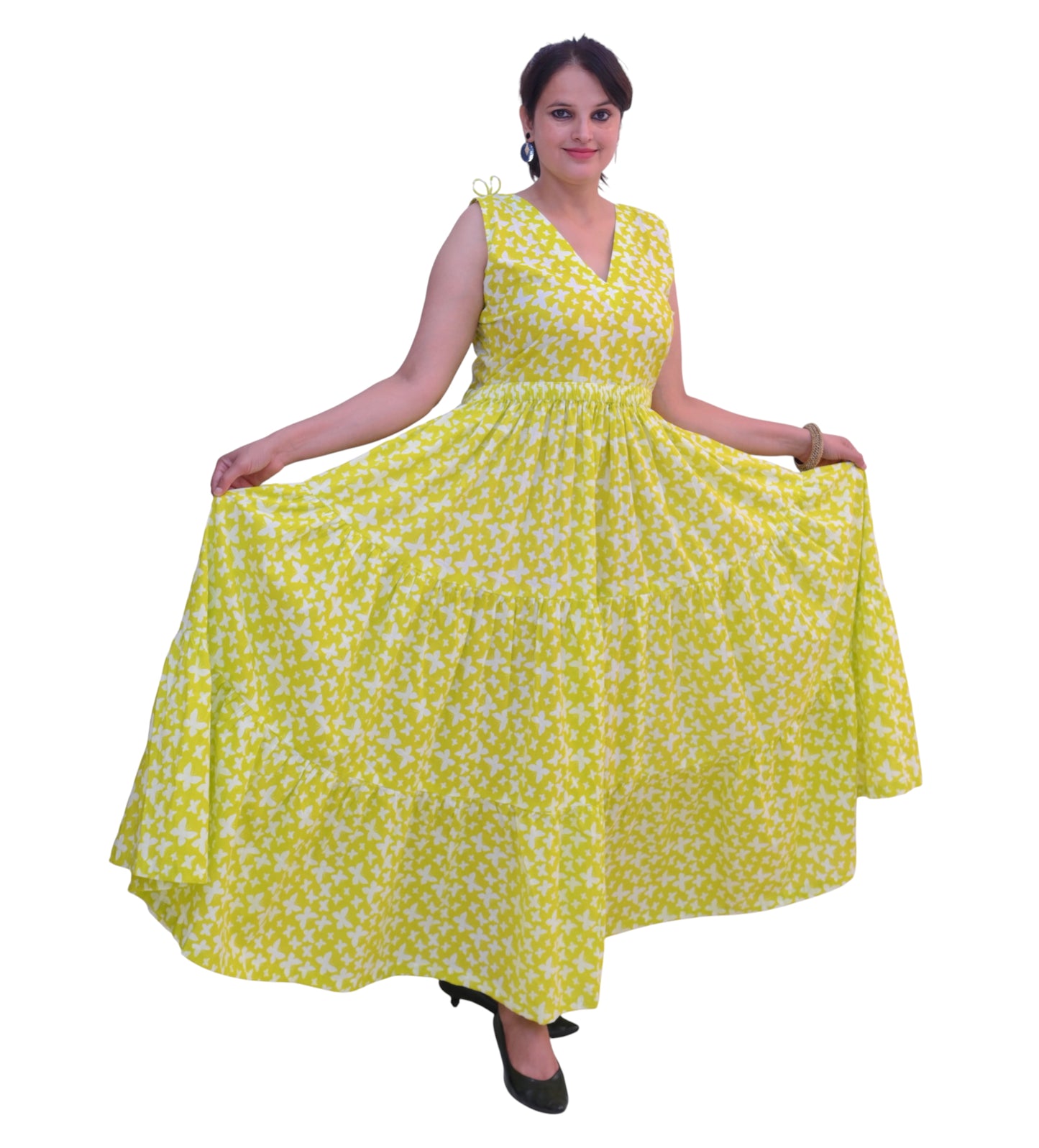 Floral Sunshine Cotton Dress