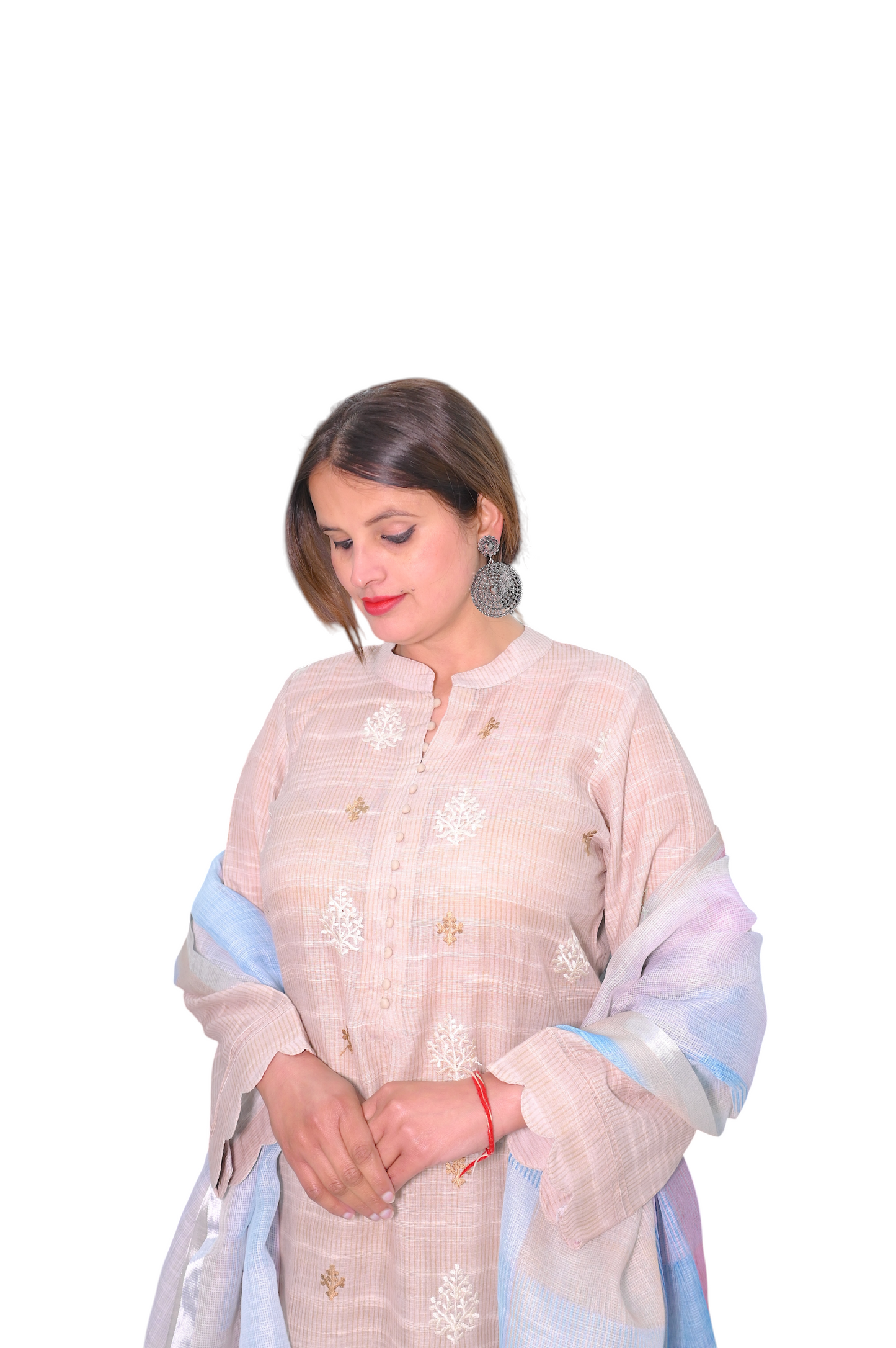 Lacy Whispers Printed Suit