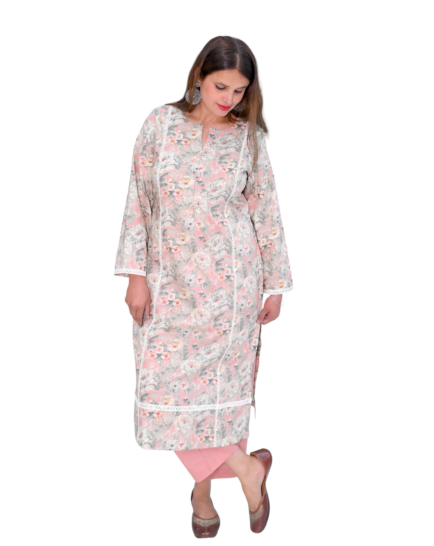 Lacy Whispers Printed Suit