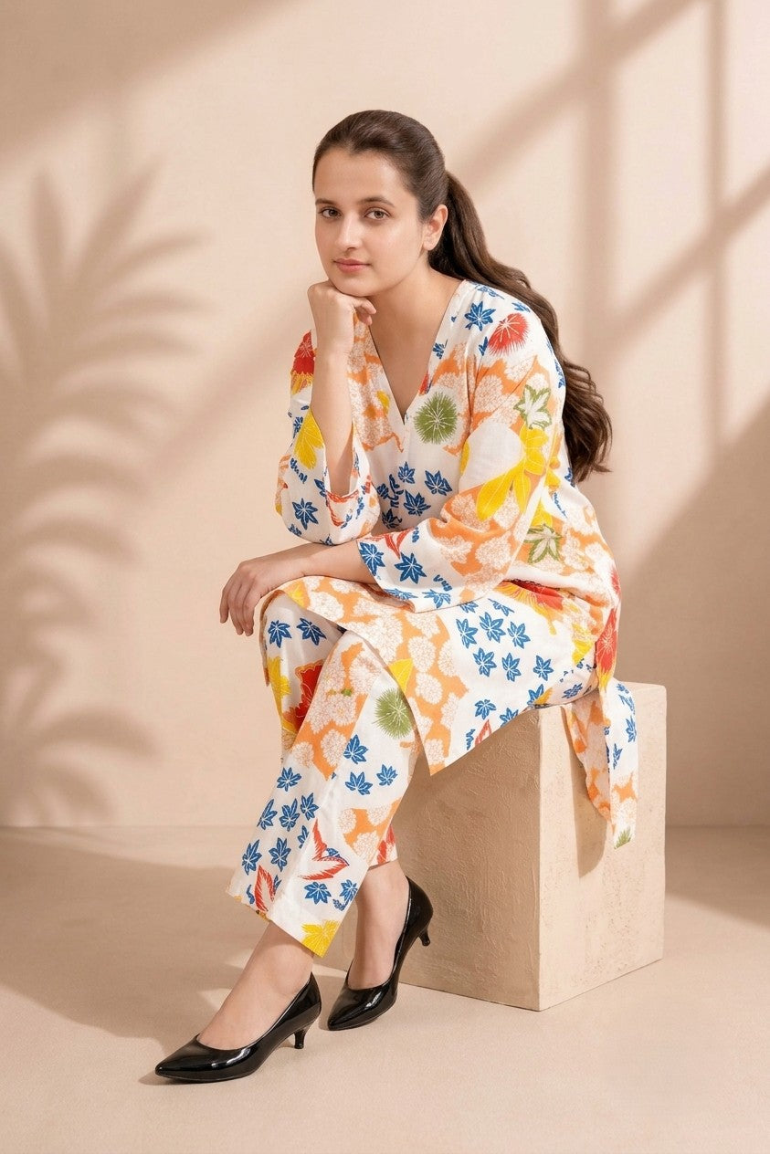 Multi Floral Co-ord Set