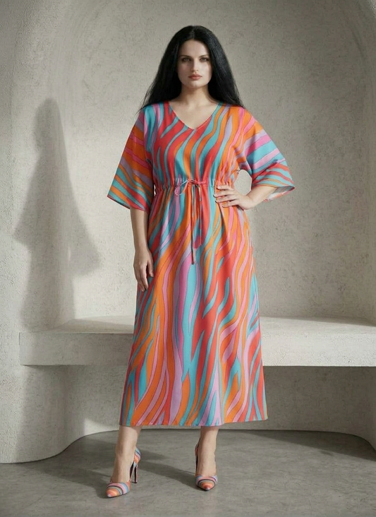 Crimson Mirage Caftan