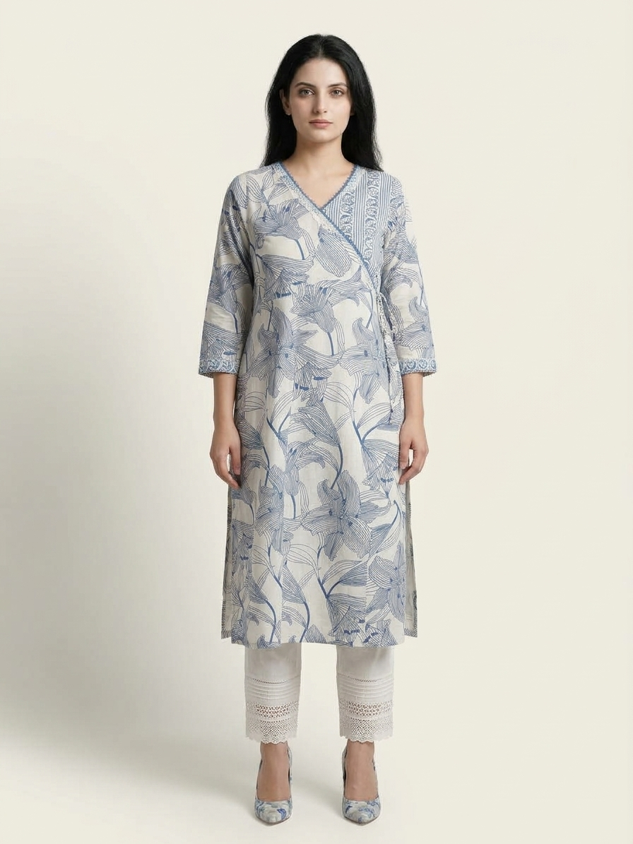 Floral Cotton Kurti