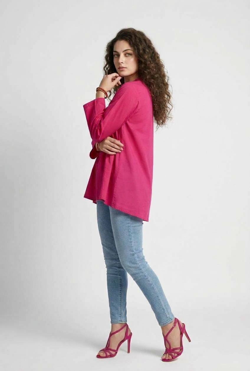 Blush Minimalist Cotton Kurti