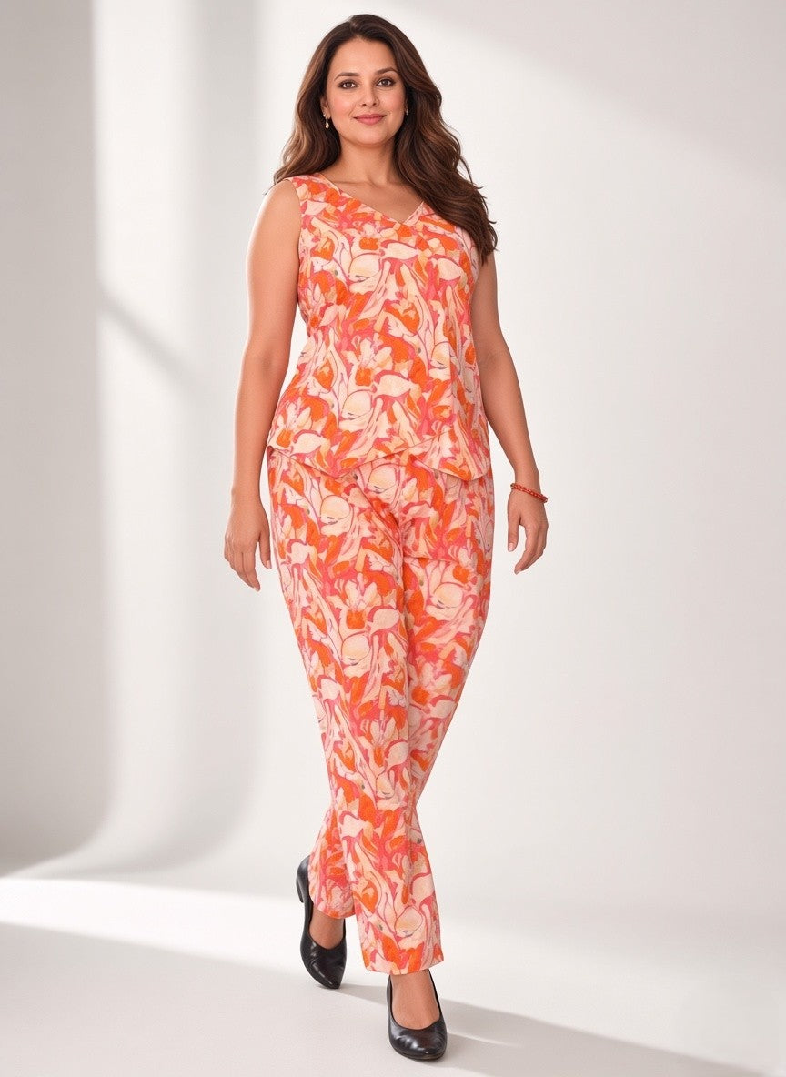 Sunset Petals Co-Ord Set