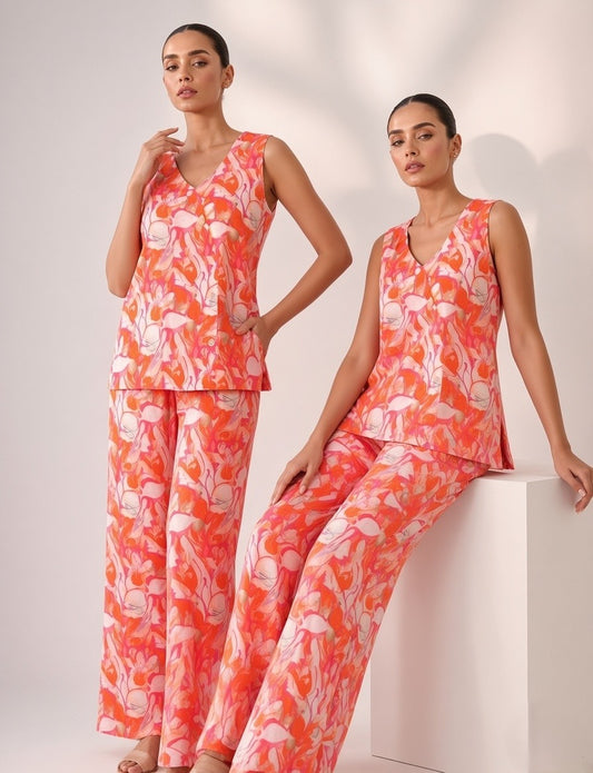 Sunset Petals Co-Ord Set