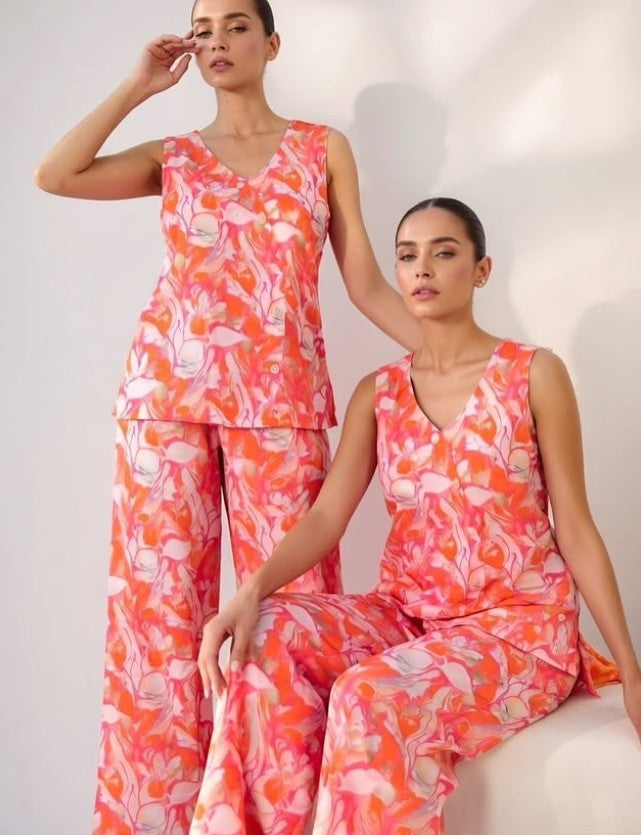 Sunset Petals Co-Ord Set