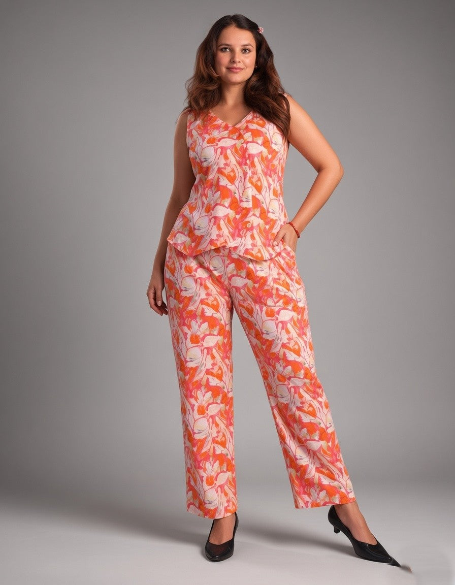 Sunset Petals Co-Ord Set